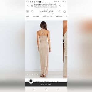 Petal & Pup dress NWT $70 obo Scarlett, gold